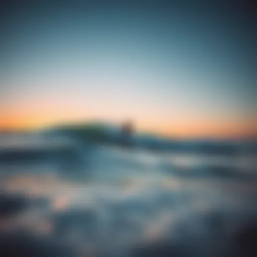 Dawn Waves in Baja Surfing at sunrise in Baja California