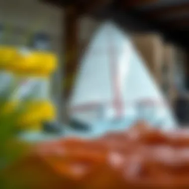 Professional Surfboard Packaging A surfboard being expertly packaged for delivery, highlighting shipping considerations