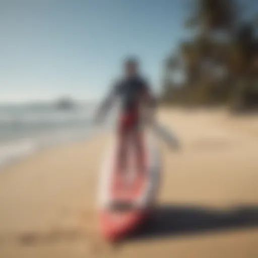 Cabrinha Special Agent surfboard on the beach