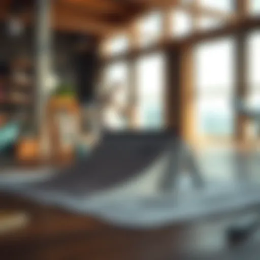 Blueprint for a mini ramp design