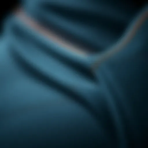 Understanding Wetsuit Materials Close-up of wetsuit material showcasing texture and flexibility