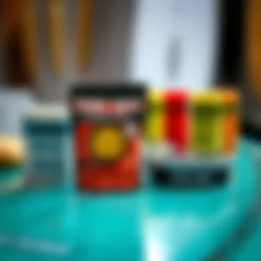 Sustainable surfboard wax choices for the environmentally conscious Eco-friendly surfboard wax options on display