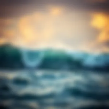 Climate Patterns Influenced by the Pacific Visual representation of climate patterns and their relationship with the Pacific Ocean's currents and ecosystems.