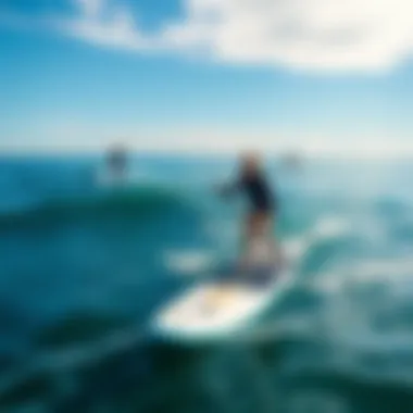 Navigating Different Water Conditions with the Right Paddle Paddleboarders enjoying various water conditions