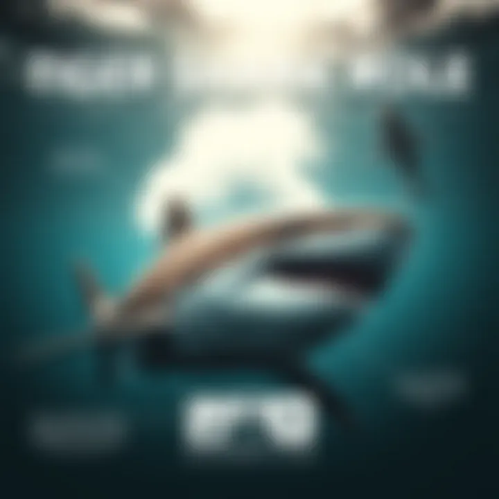 Understanding the Ecological Role of Tiger Sharks An engaging infographic illustrating the ecological impact of tiger sharks