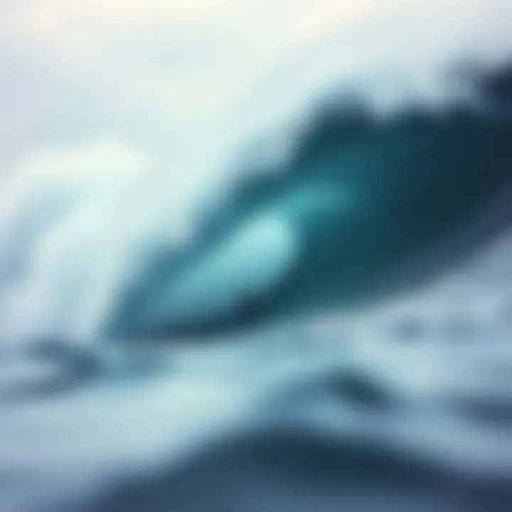 Environmental themes inspired by ocean waves