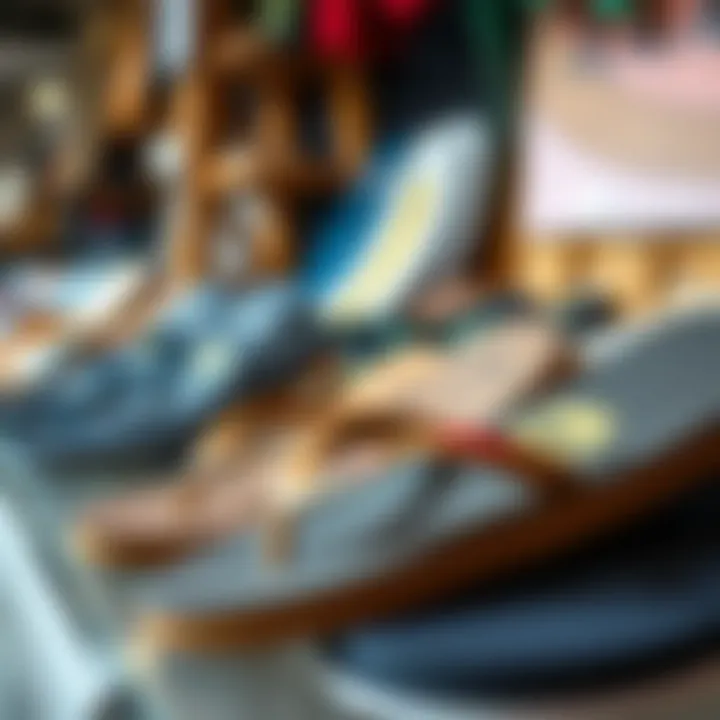 Collection of Top Flip Flop Brands Collection of top flip flop brands displayed