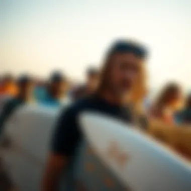 Community Engagement in Surf Culture A community event promoting surfing culture and local engagement