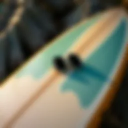 A close-up view of Austin Keen boards showcasing their unique design features.