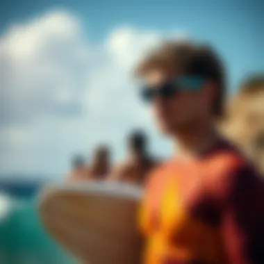 Innovative Surf Wear with Unique Styles Innovative surf wear showcasing unique styles