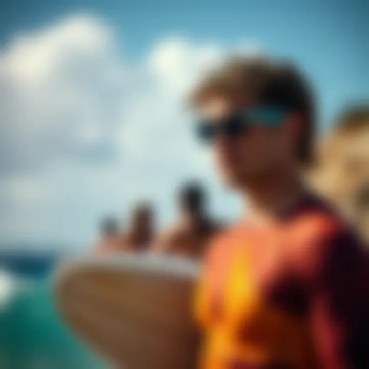 Innovative Surf Wear with Unique Styles Innovative surf wear showcasing unique styles