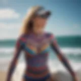 Vibrant colors and patterns of Australian surf wear