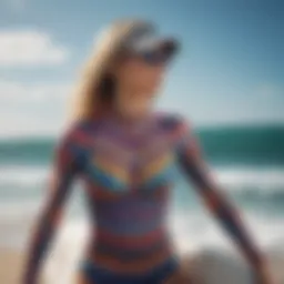 Vibrant colors and patterns of Australian surf wear