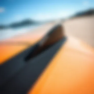 Innovative Technology in Dakine Surf Boards Close-up of the innovative technology used in Dakine surf board manufacturing