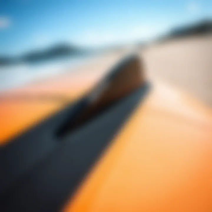 Innovative Technology in Dakine Surf Boards Close-up of the innovative technology used in Dakine surf board manufacturing