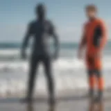 Detailed comparison of dry suit and wet suit materials