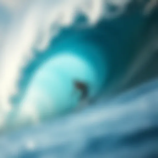 Surfer Riding the Perfect Gain Wave Surfer riding a gain wave