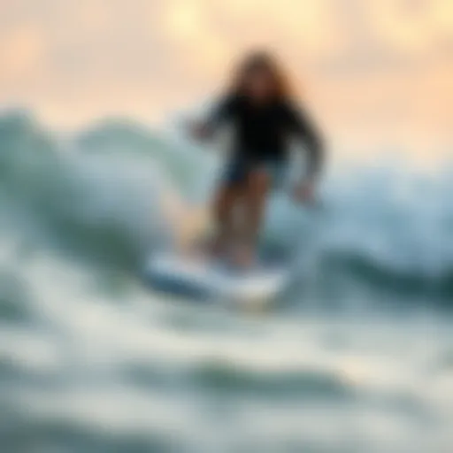 Durability test of inflatable paddle boards in ocean waves