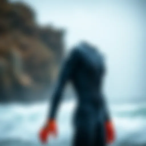 Innovative Long Torso Wetsuit Design Innovative long torso wetsuit design showcasing flexibility