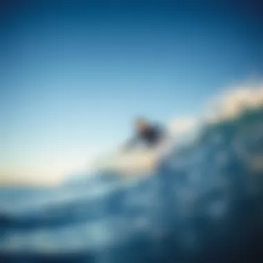 Surfer Embracing the Waves Surfer enjoying the waves in a perfectly fitted long torso wetsuit