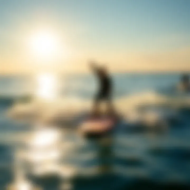 Environmental Impact: Hydrofoils and Water Sports An illustration depicting environmental considerations of hydrofoils