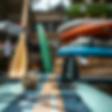 Materials used in constructing paddle boards