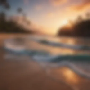 The Enchantment of Sunset Beach at Dusk Stunning sunset view at Sunset Beach