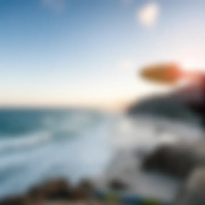 Surfline webcam showcasing pristine beach and waves