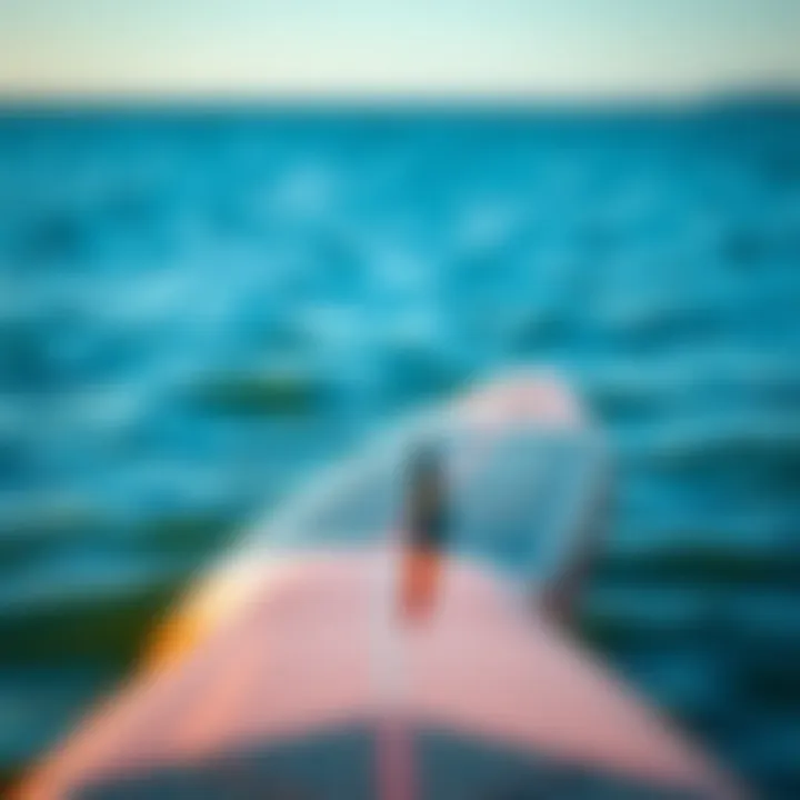 Stunning Paddle Board Design A beautifully designed paddle board on calm waters