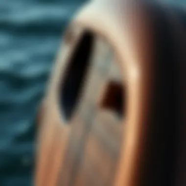 Design Features of the 38 Inch Bodyboard A close-up view of the 38 inch bodyboard showcasing its design features.