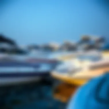 Comparison of Top Wakesurf Boat Brands Various brands of wakesurf boats lined up for comparison