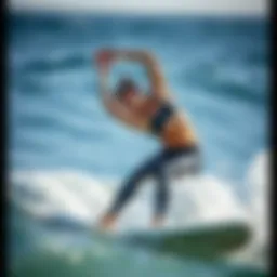 Dynamic yoga pose enhancing flexibility