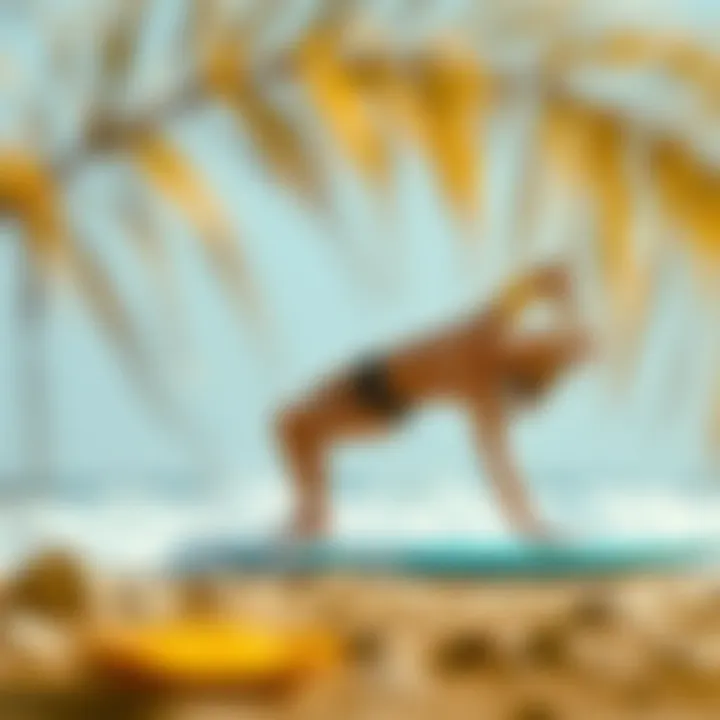 Powerful Strength Yoga Pose for Surfing Strength-building yoga pose for surfers