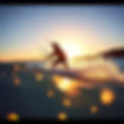 Dynamic kitesurfing scene showcasing the Cabrinha Drifter in action