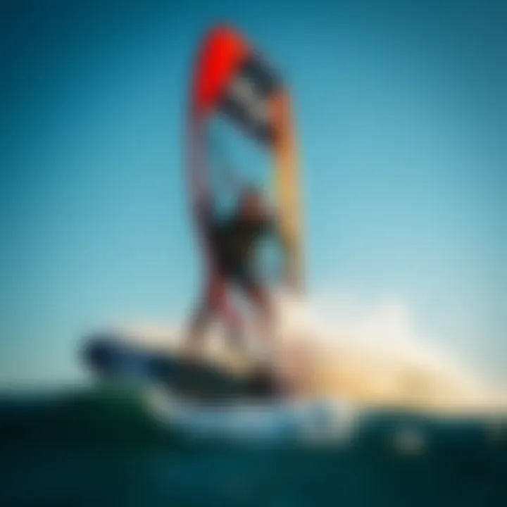 Testing Cabrinha Drifter in Challenging Conditions Cabrinha Drifter being tested in challenging wind conditions