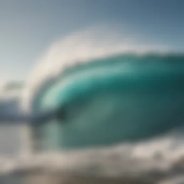 Diagram illustrating the types of surf breaks and their characteristics