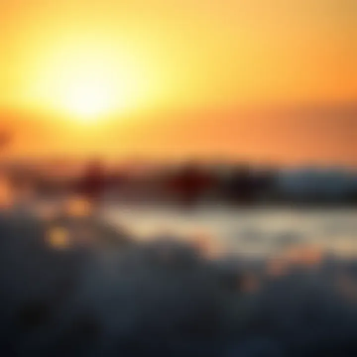 Local Surfers at Sunset Local surfers enjoying the waves at sunset