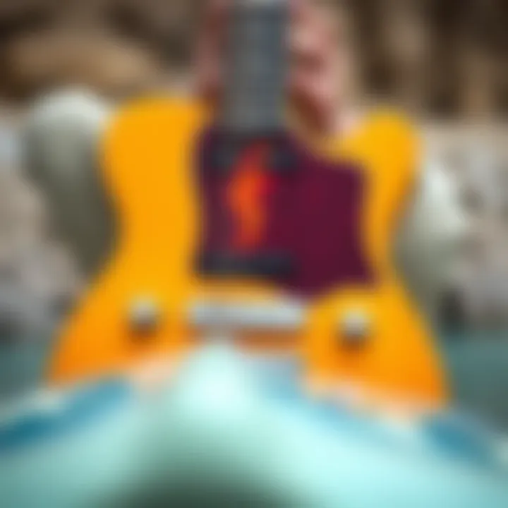 The Sleek Design of Fender Surf Pearl Fender Surf Pearl showcasing sleek design and vibrant colors