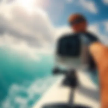 User-friendly features of the GoPro handheld mount showcased.