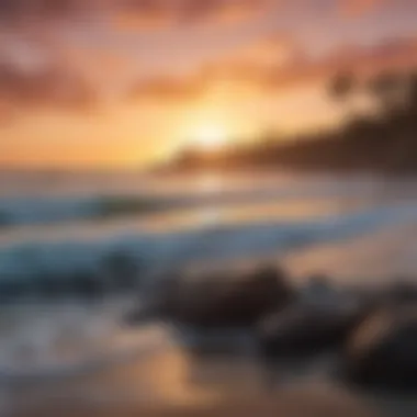 A scenic view of Fort Bragg's coastline during sunset, highlighting its natural beauty