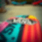 Vans Logo on Skateboard Vans logo prominently displayed on a skateboard