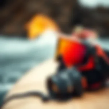 Essential Gear for the Surfing Enthusiast Close-up of essential surfing gear