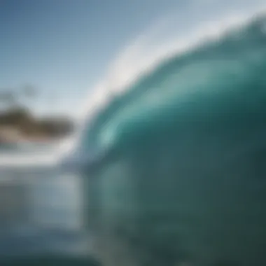 Artificial Wave Generation Close-up of artificial waves being generated in a wave pool.