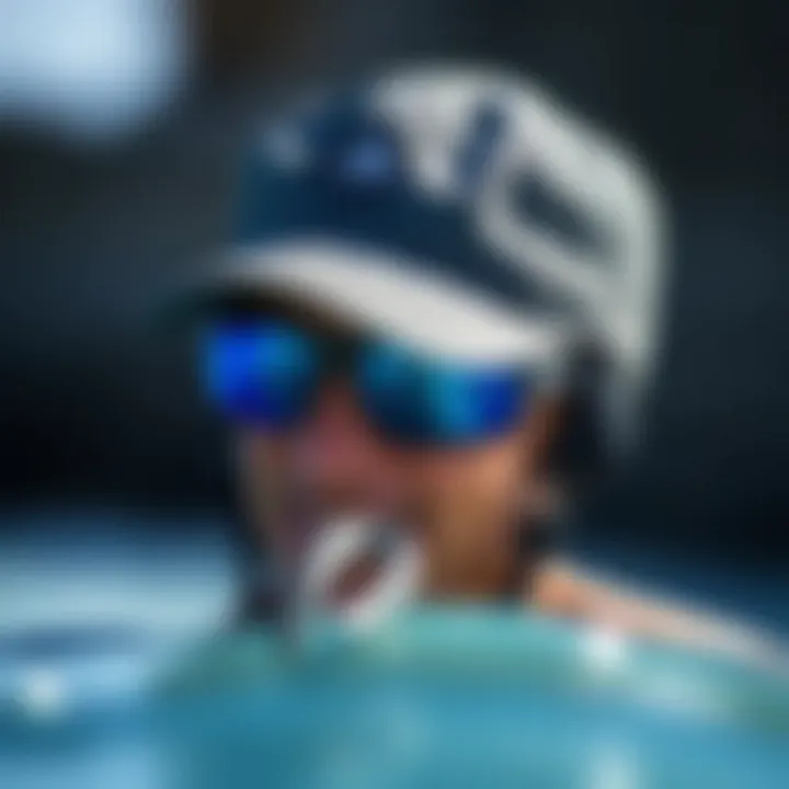 Stylish Cap for Water Sports Stylish cap designed for water sports