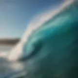 A mesmerizing wave captured in vibrant colors