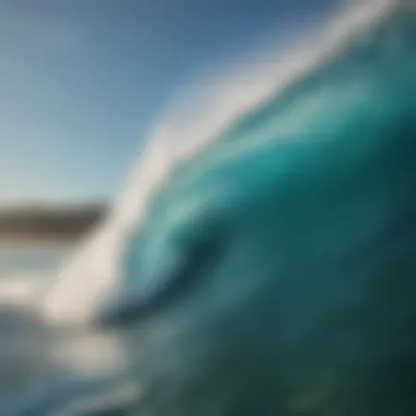 A mesmerizing wave captured in vibrant colors