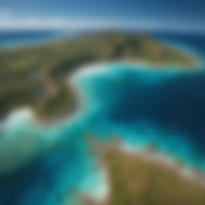 Geographic Map of the Great Barrier Reef Map highlighting the geographic location of the Great Barrier Reef