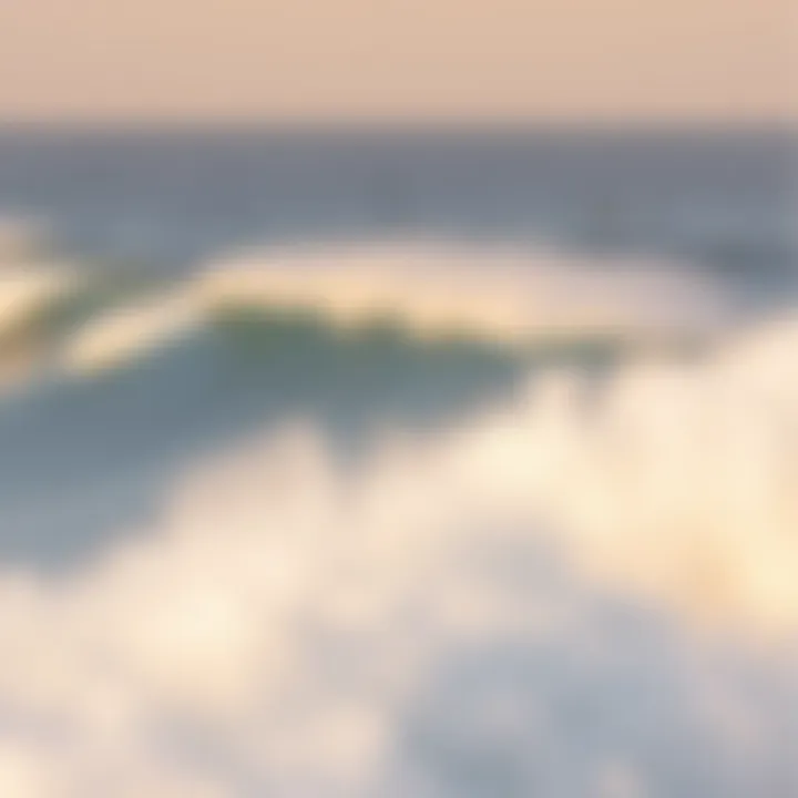 Perfect Surfing Location with Optimal Waves A picturesque surf spot with ideal wave conditions