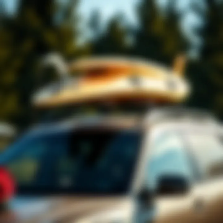 Installation of a Surfboard Roof Rack Installation of a surfboard roof rack