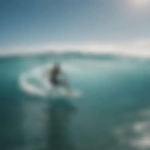 Crystal clear ocean water showcasing various salinity levels.